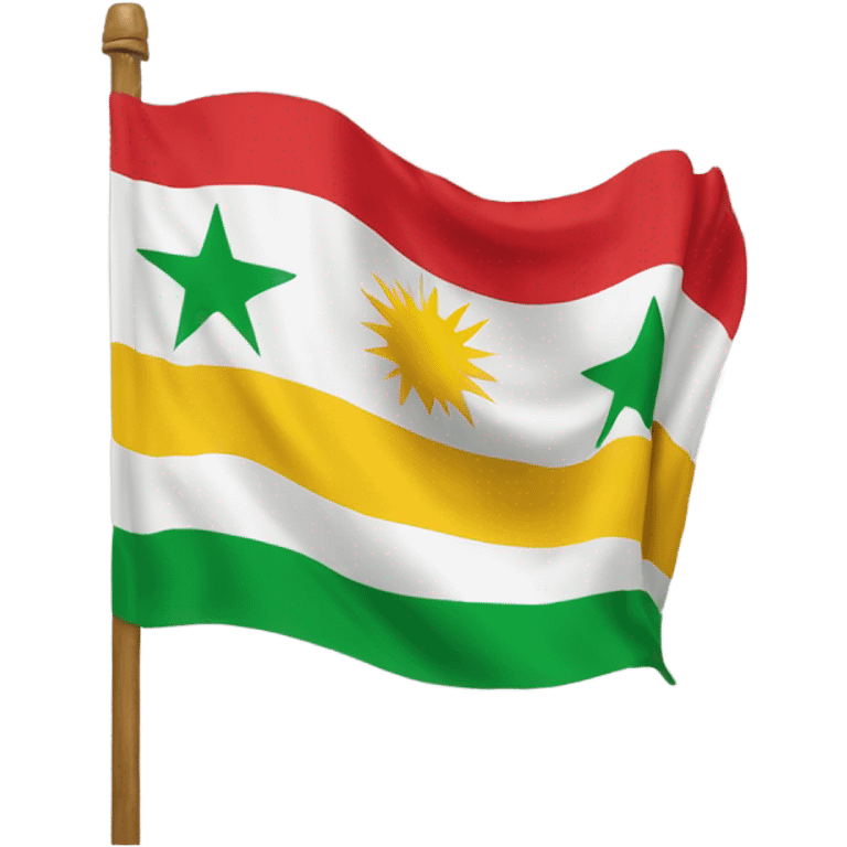 Drapeau du Kurdistan emoji