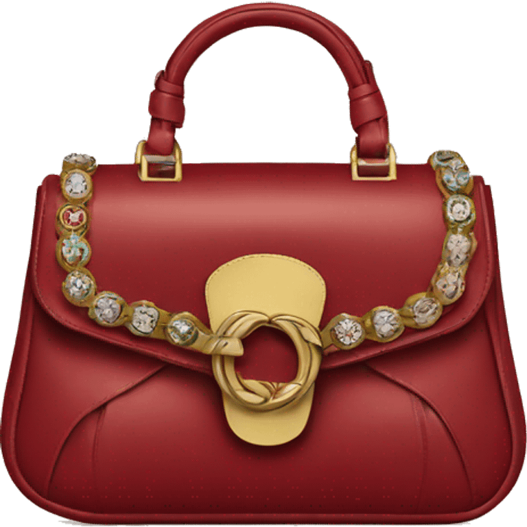 fancy Gucci purse emoji