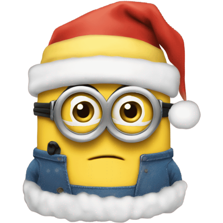 Minion Christmas emoji