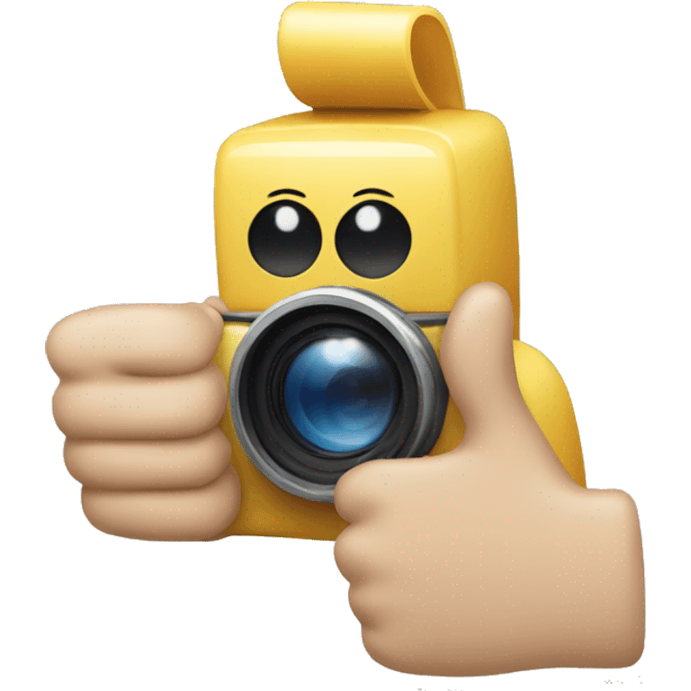 Thumbs up camera  emoji