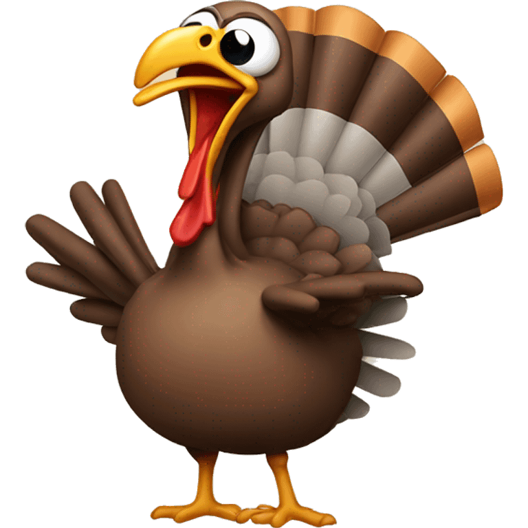 turkey dabbing emoji