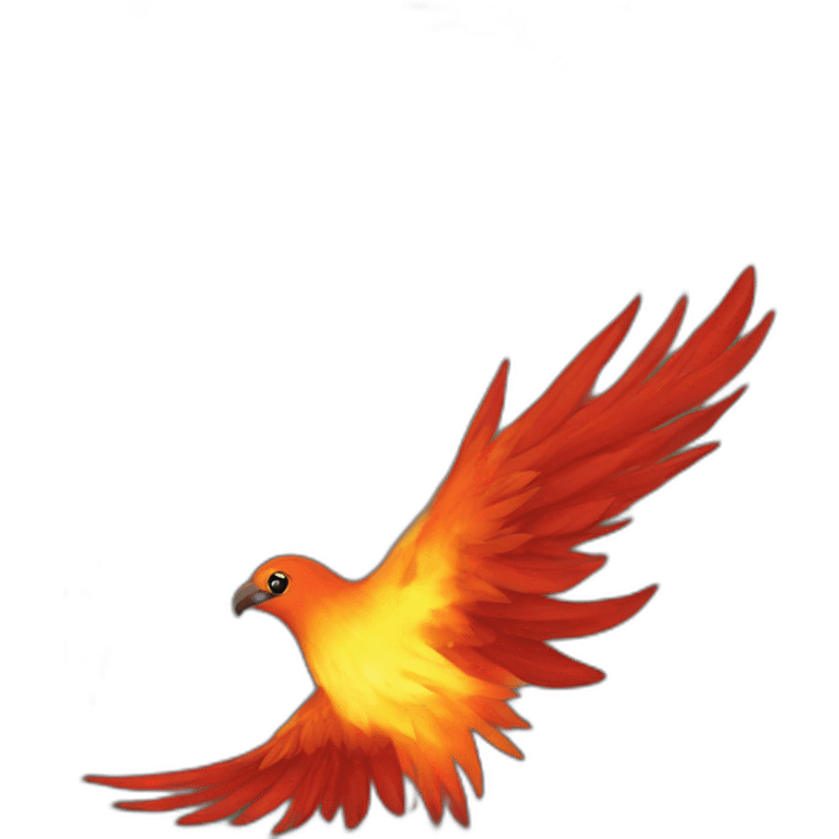 Fire bird emoji