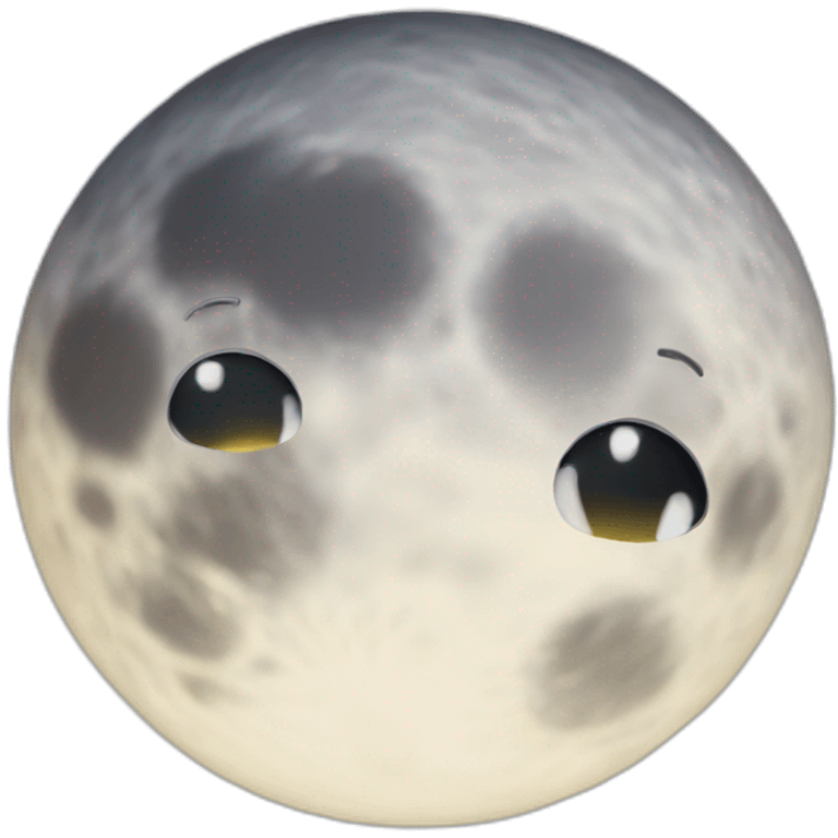 funny moon emoji