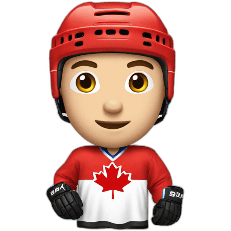 Canadian of montreal hockey player emoji