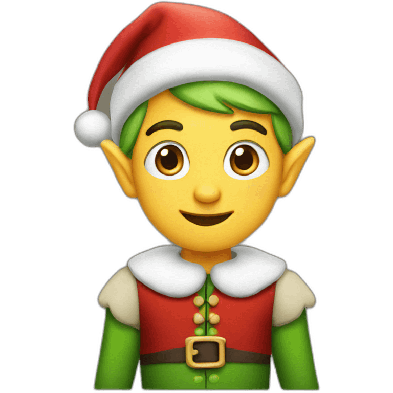 christmas elf emoji