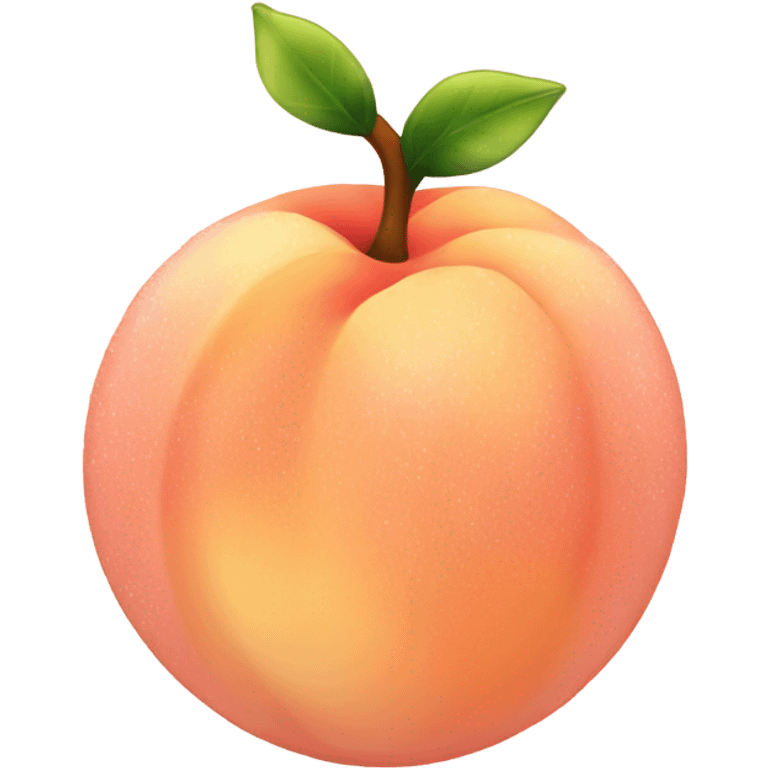 Peach colored sparkle emoji