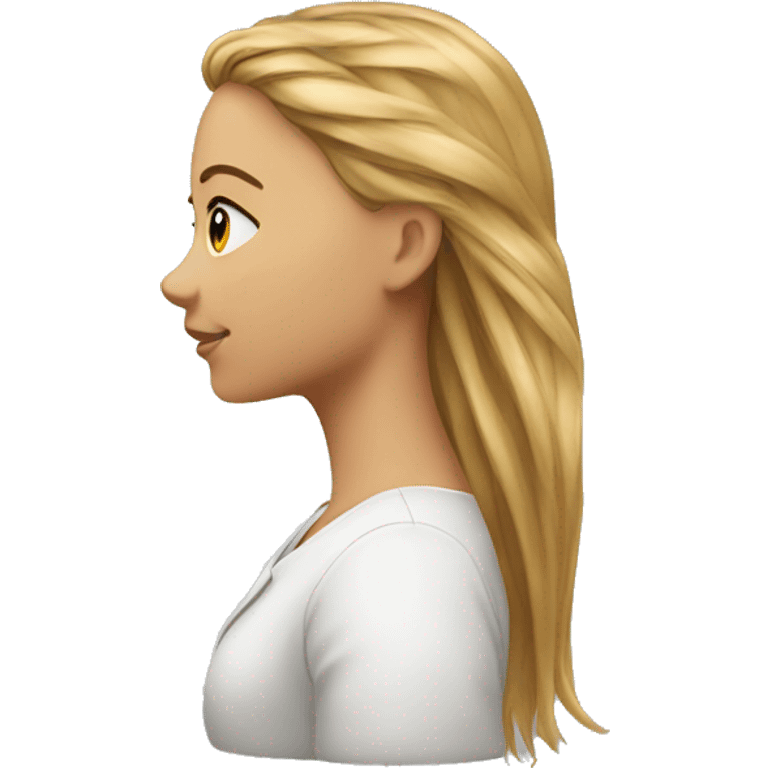 head profil girl emoji