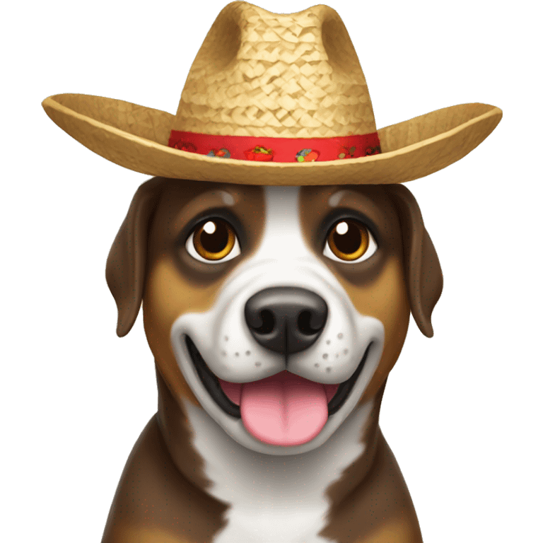 Perro con sombrero  emoji