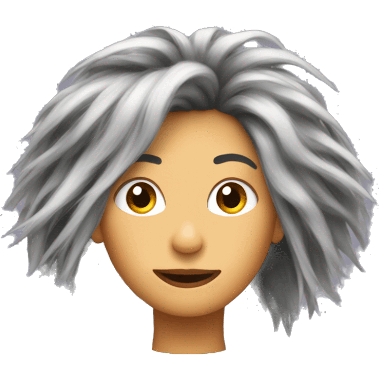 static hair woman emoji