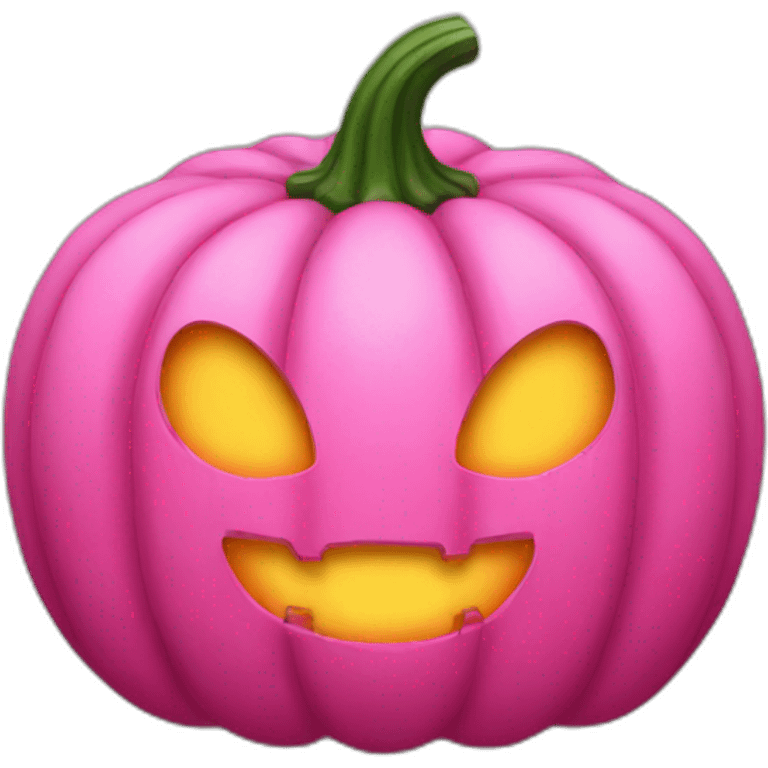 pink pumpkin emoji