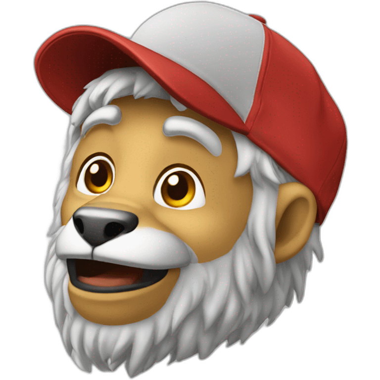 Singe avec une casquette  emoji