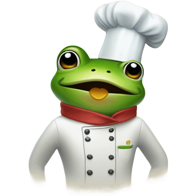 A frog doing Chefs kiss emoji