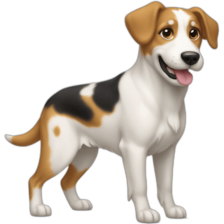 Dog mounting dog emoji