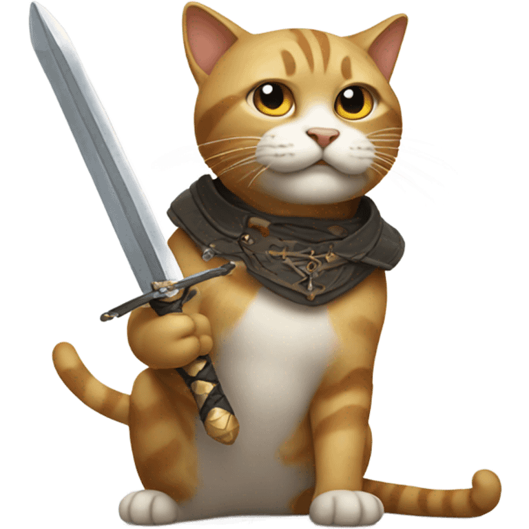 Cat With Sword emoji