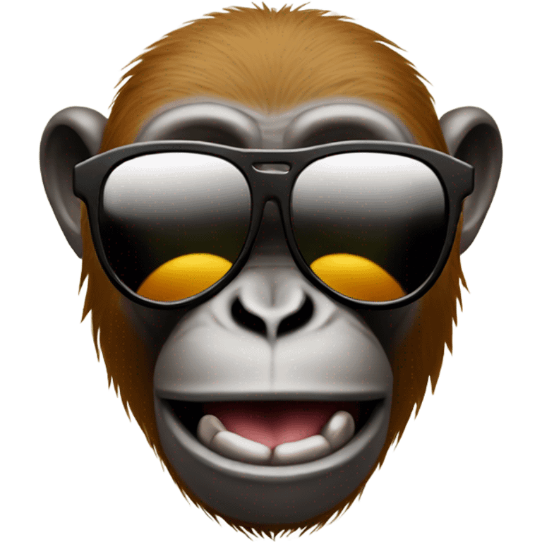 monkey with sunglasses emoji