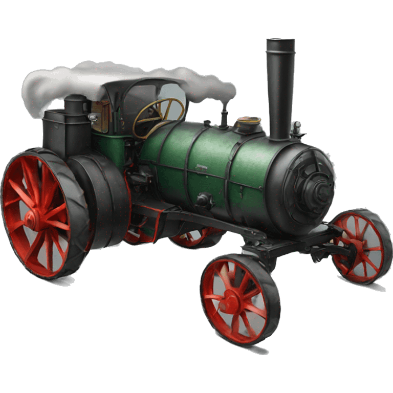 Steam tractor without a roof emoji