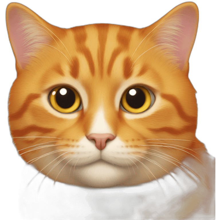 Orange cat emoji