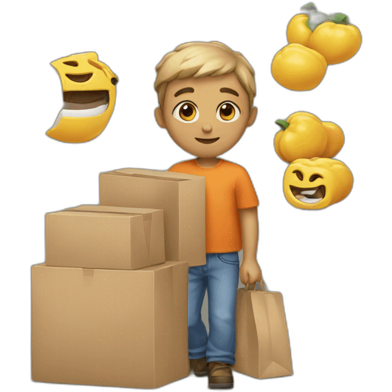 amazon shopping emoji