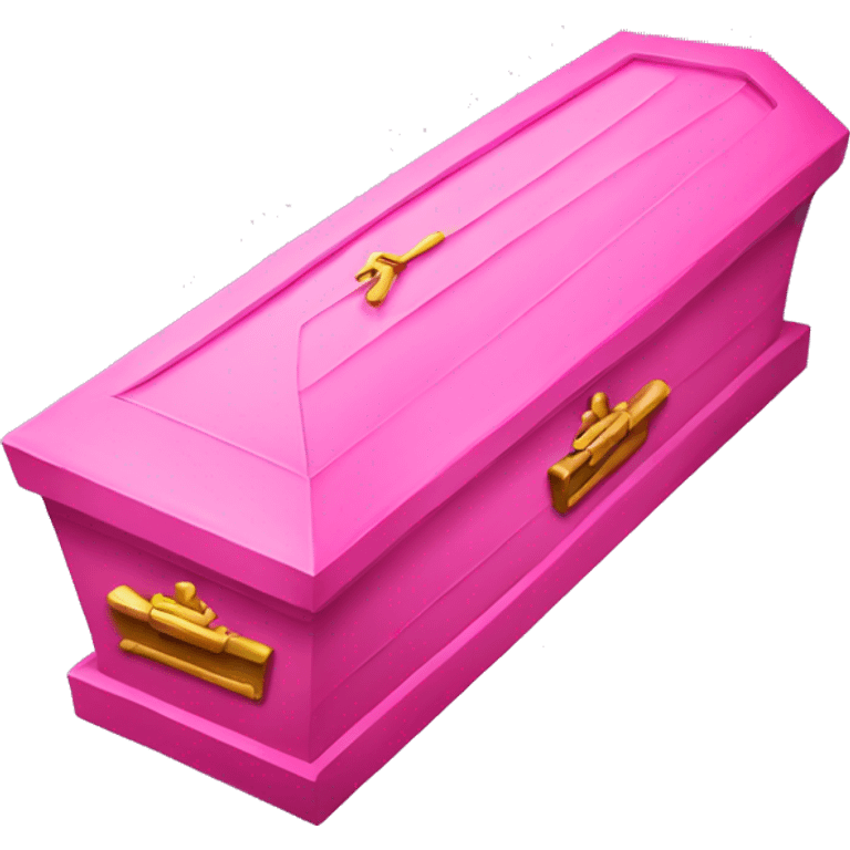 Pink coffin emoji