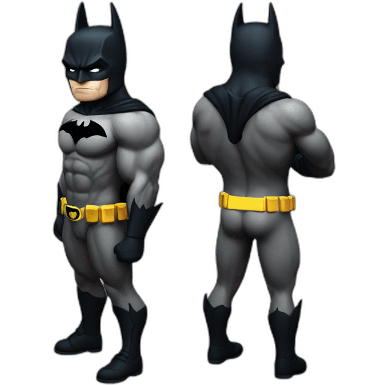 Very developed Batman glutes emoji