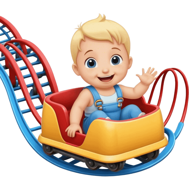 baby on roller coaster  emoji