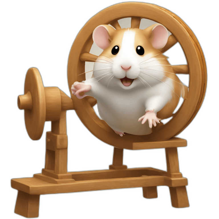 hamster running on a spinning wheel emoji