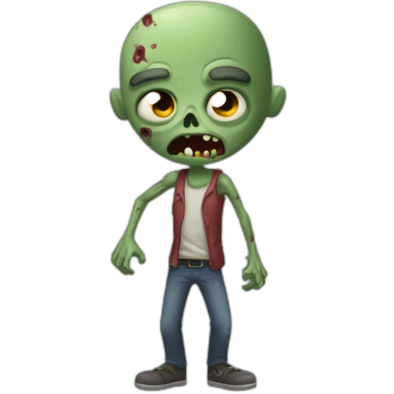 Zombie with one arms emoji