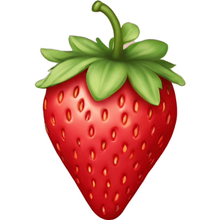 Coquette strawberry emoji