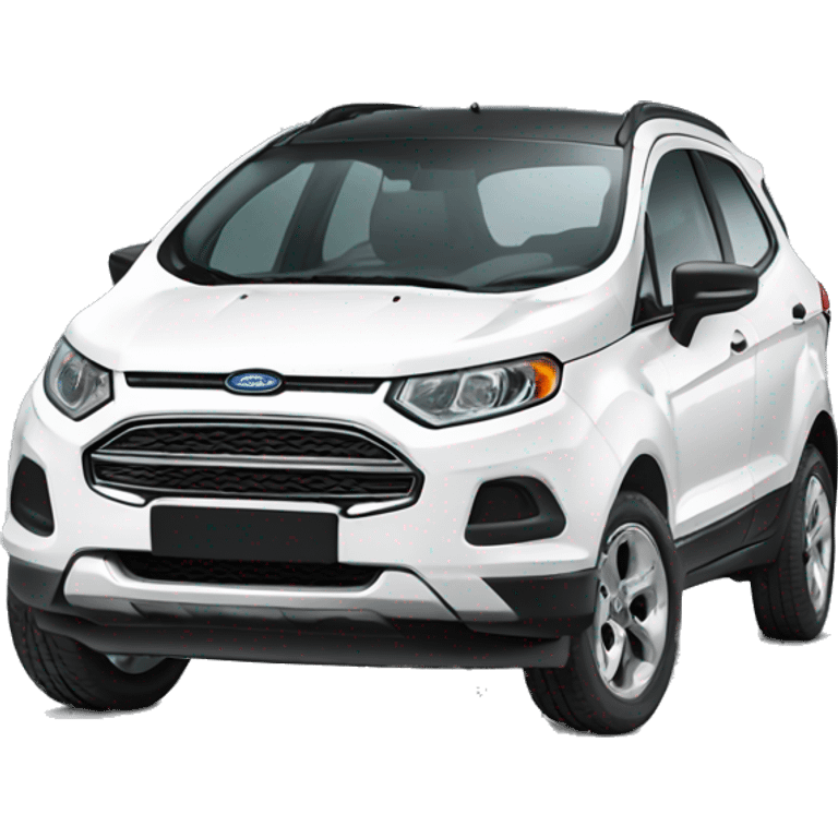 White ford eco sport emoji