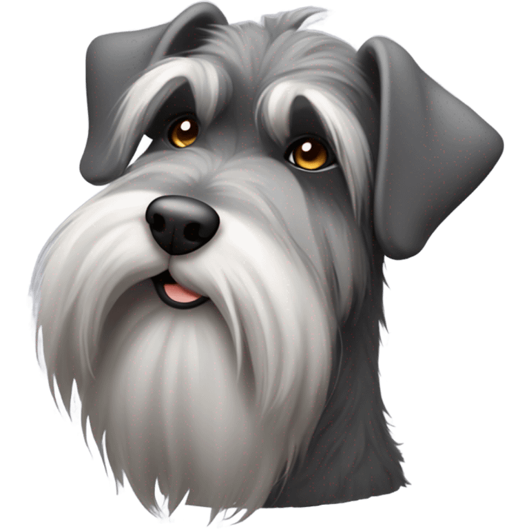 sleeping schnauzer emoji