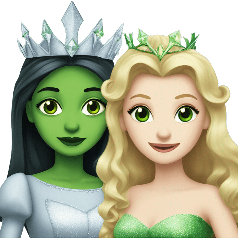 Glinda and Elphaba emoji