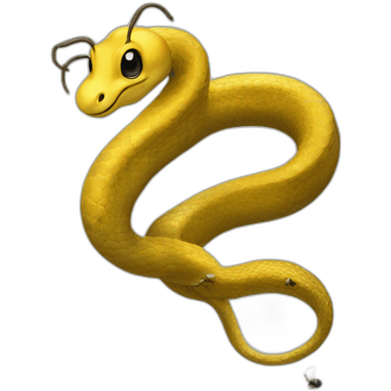 Bee snake emoji