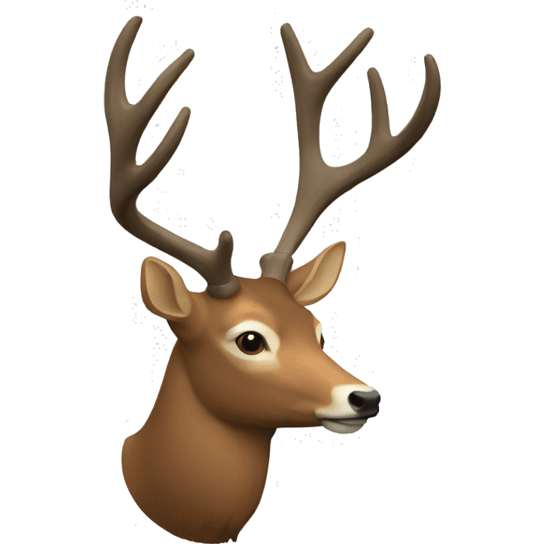 Un cerf emoji