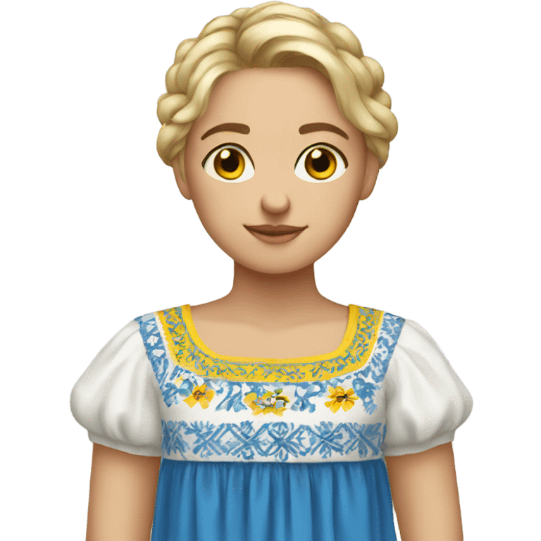 Ukrainian dress emoji