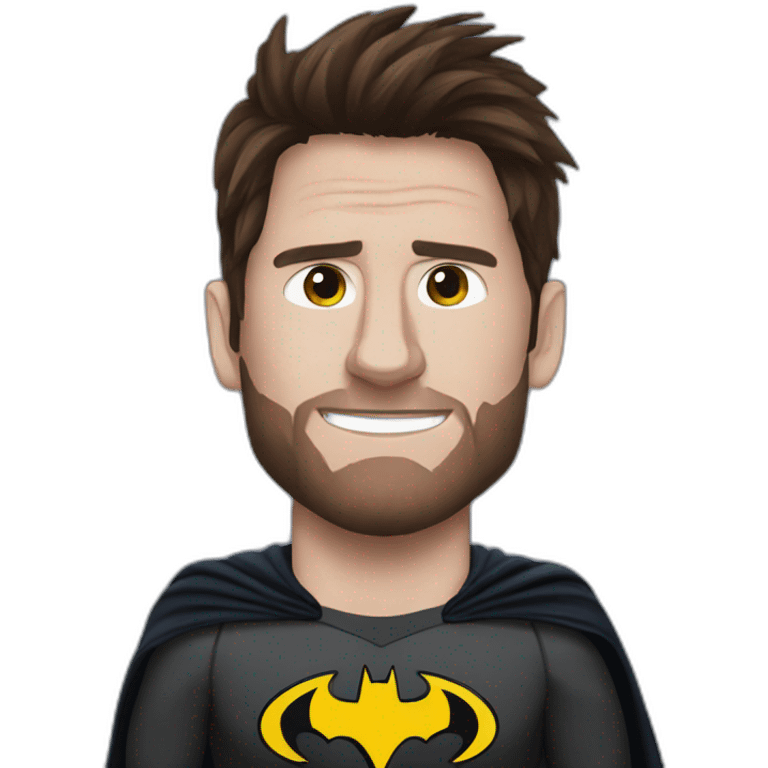 messi as batman emoji