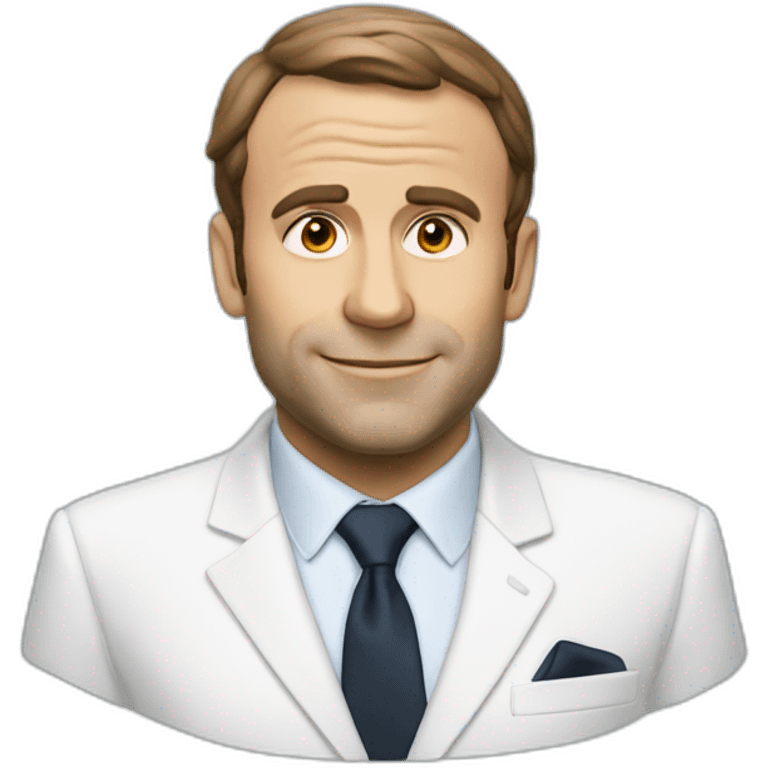 macron avec glace emoji