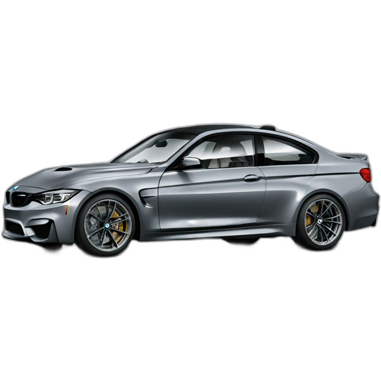 Grey bmw m3 2023 2 doors  emoji