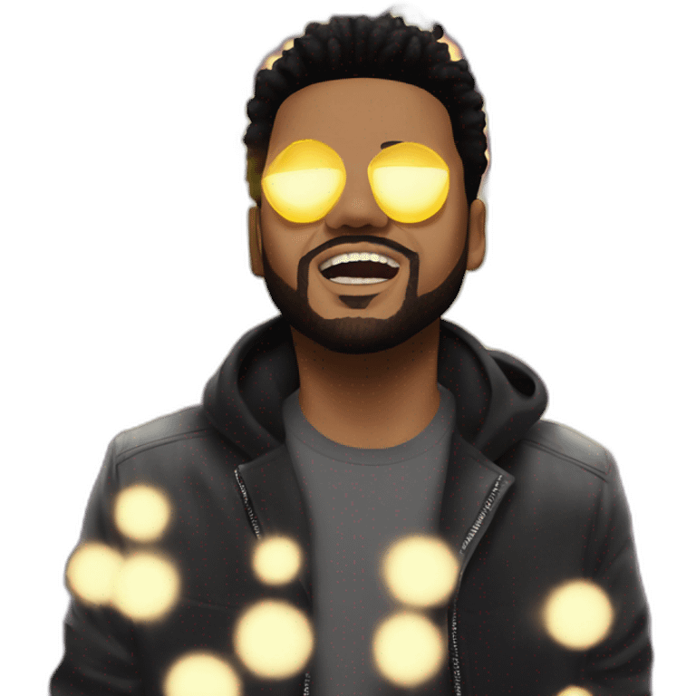 The Weeknd blinding lights emoji