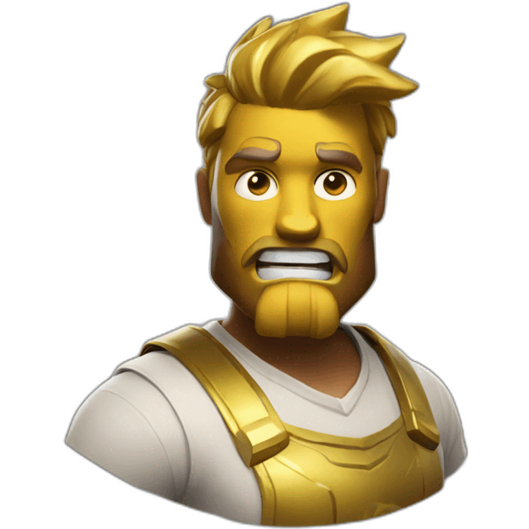 Midas from Fortnite angry emoji