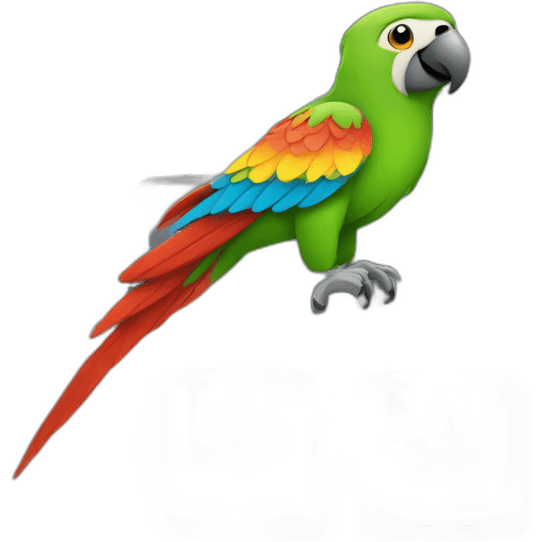 parrot in keyboard emoji