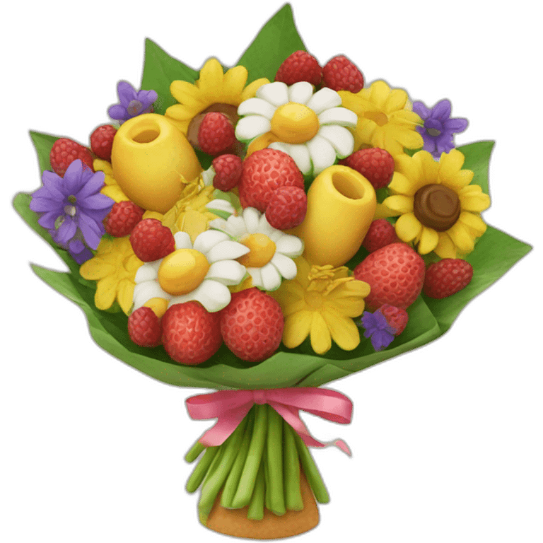 edible bouquets emoji