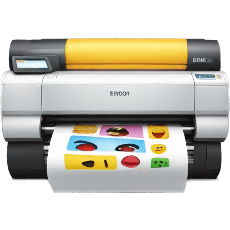 wide format printer emoji