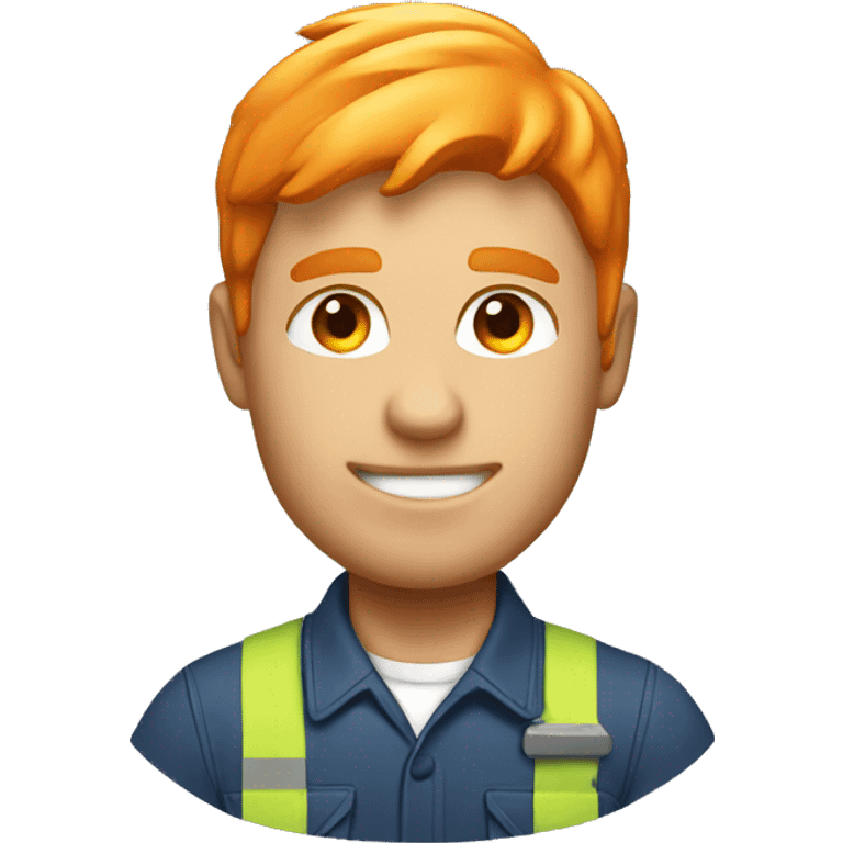 Orange haired electrician  emoji