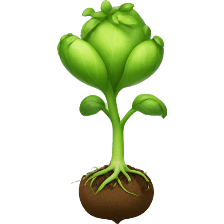 sprouting emoji