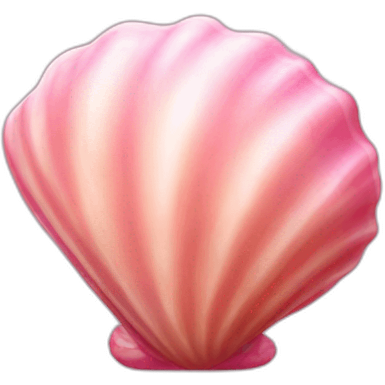 pink cute sea shell emoji