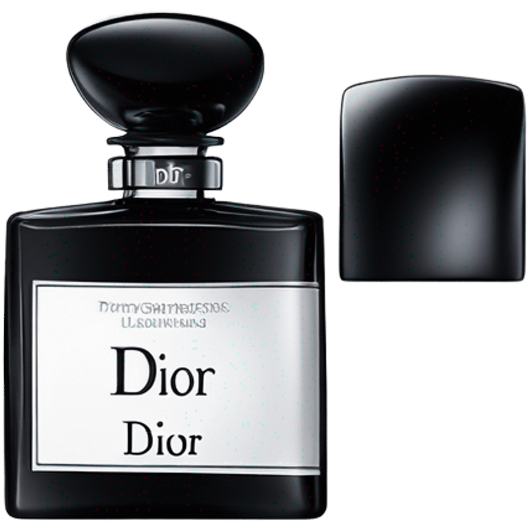 Black Dior perfume  emoji