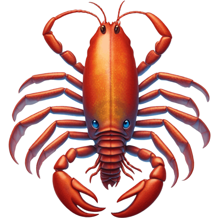 a alien male lobster full body emoji