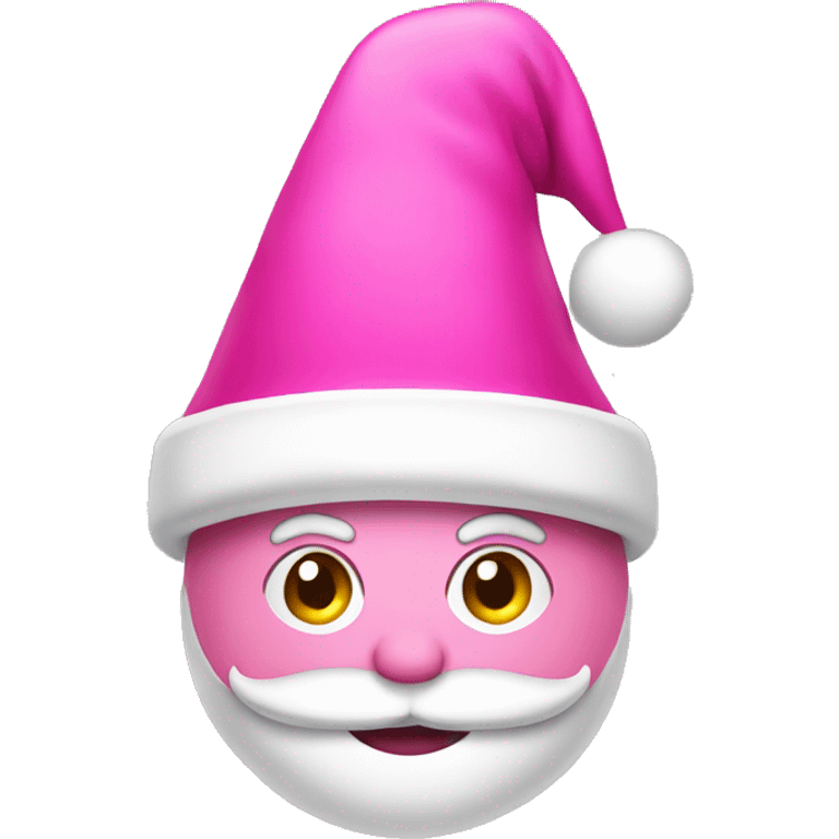 pink santa hat emoji