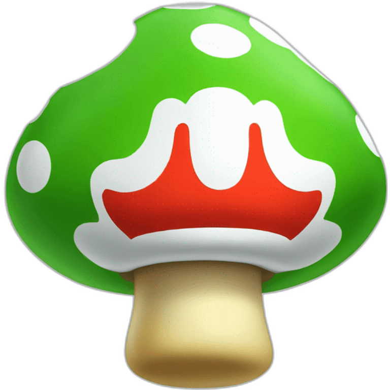 mario green mushroom emoji