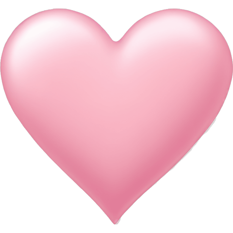 Light pink heart emoji